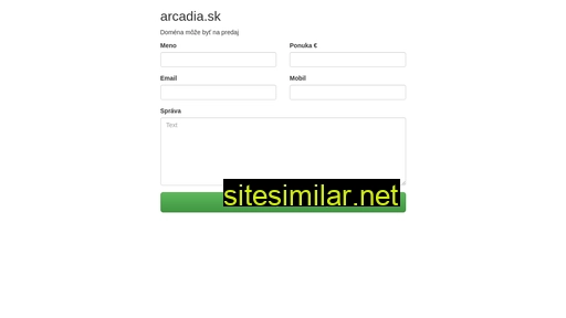 arcadia.sk alternative sites