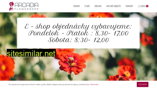 arcadiakvety.sk alternative sites
