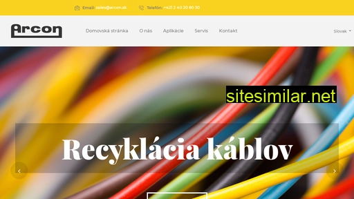 arcon-environmental.sk alternative sites