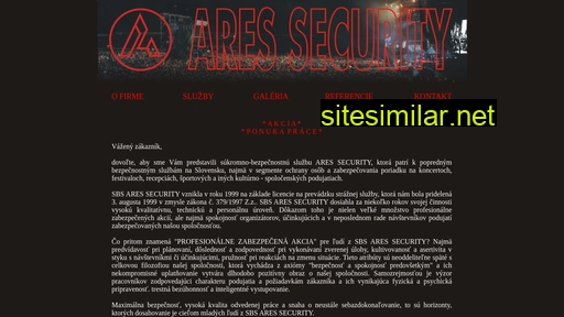 ares-security.sk alternative sites