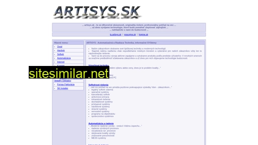 artisys.sk alternative sites