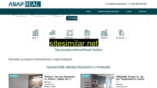 asapreal.sk alternative sites