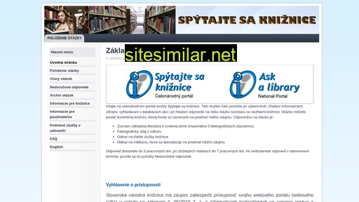 asklibrary.sk alternative sites