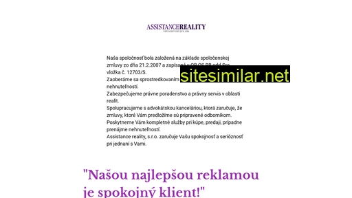 assistancereality.sk alternative sites