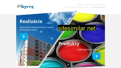 asstyrex.sk alternative sites