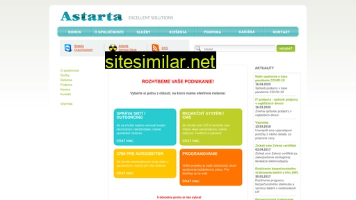 astarta.sk alternative sites