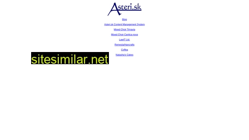 asteri.sk alternative sites