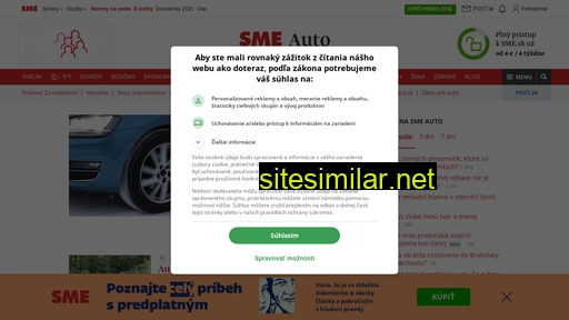 auto.sme.sk alternative sites