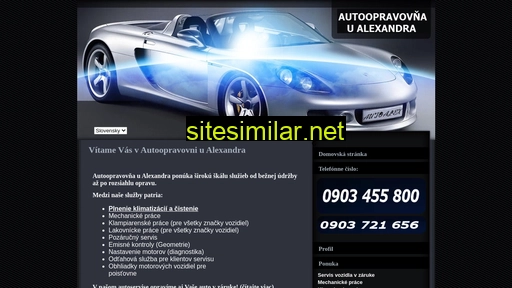 autoalex.sk alternative sites