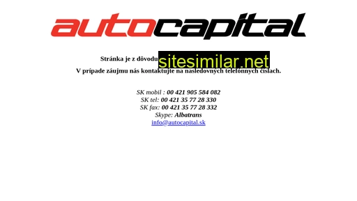 autocapital.sk alternative sites