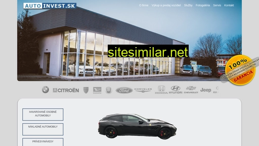 autoinvest.sk alternative sites