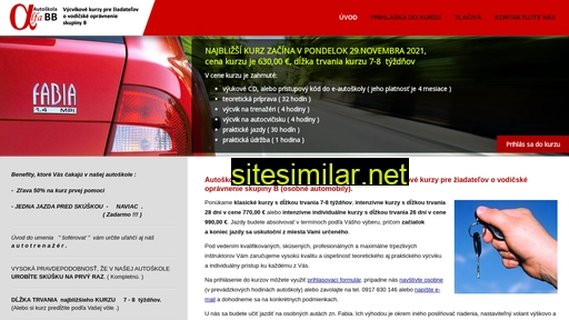 autoskolaalfabb.sk alternative sites