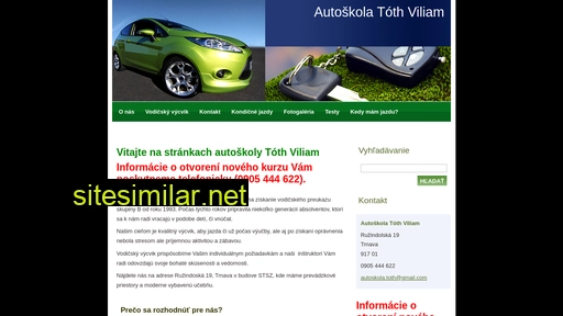 autoskolatoth.sk alternative sites