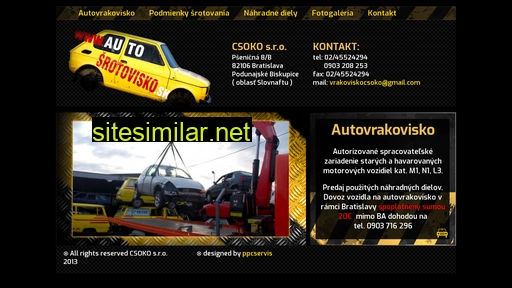 autosrotovisko.sk alternative sites
