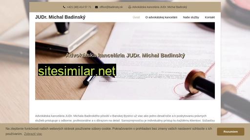 badinsky.sk alternative sites