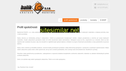 baliksro.sk alternative sites