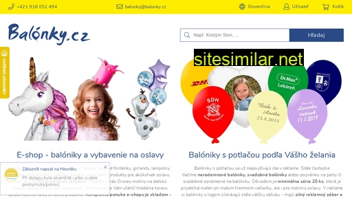balonky.sk alternative sites