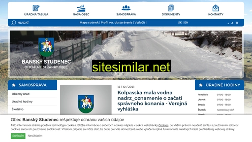 banskystudenec.sk alternative sites