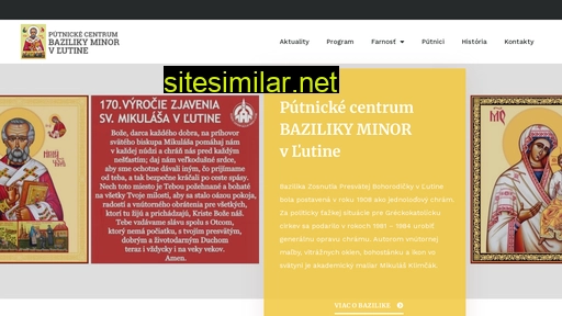 bazilikalutina.sk alternative sites