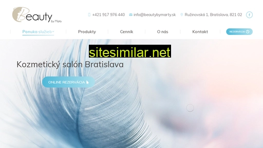 beautybymarty.sk alternative sites