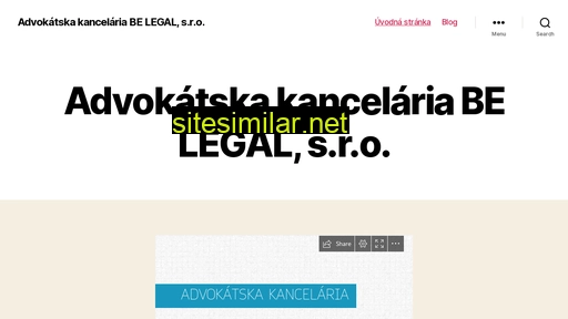 belegal.sk alternative sites