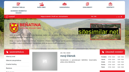 benatina.sk alternative sites