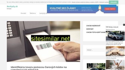 beskydy.sk alternative sites