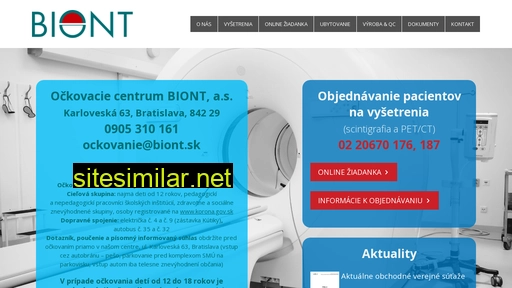 biont.sk alternative sites