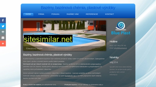 blueplast.sk alternative sites
