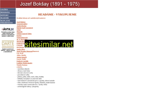 boksay.sk alternative sites