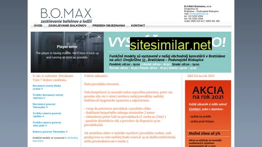 bomax.sk alternative sites