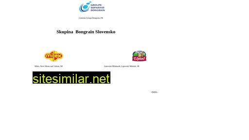 bongrain-slovensko.sk alternative sites