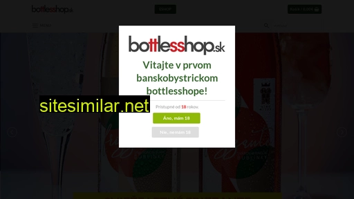 bottlesshop.sk alternative sites