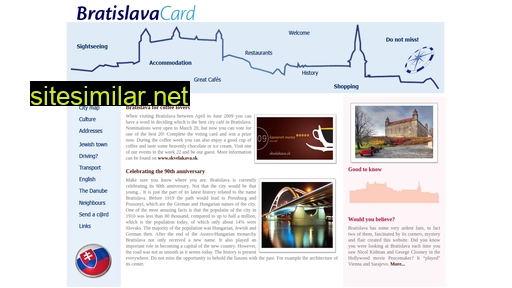 Bratislavacard similar sites