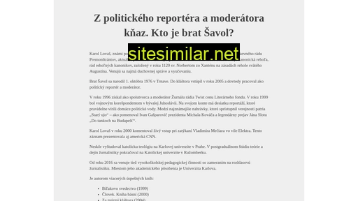bratsavol.sk alternative sites