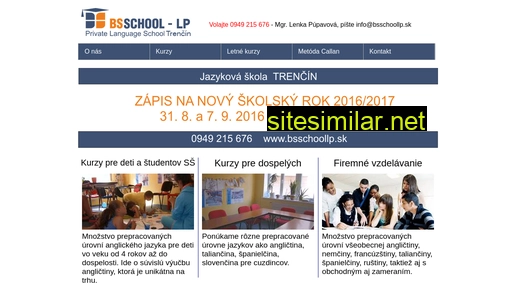 bsschoollp.sk alternative sites