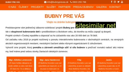 bubnyprevas.sk alternative sites