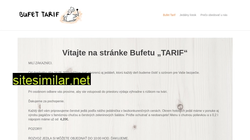 bufettarif.sk alternative sites