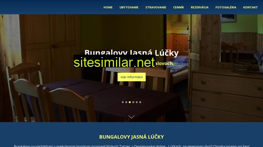 bungalovyjasnalucky.sk alternative sites