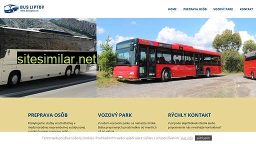 busliptov.sk alternative sites