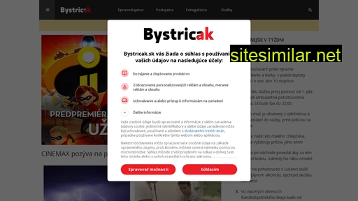 bystricak.sk alternative sites