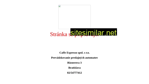 caffeespresso.sk alternative sites