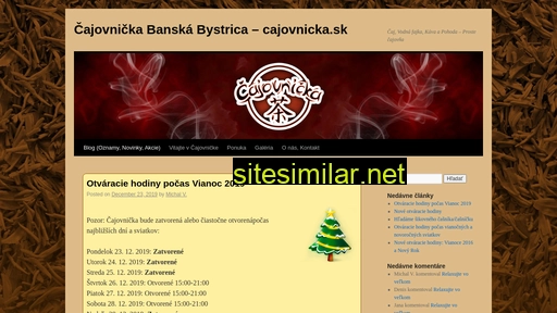 cajovnicka.sk alternative sites