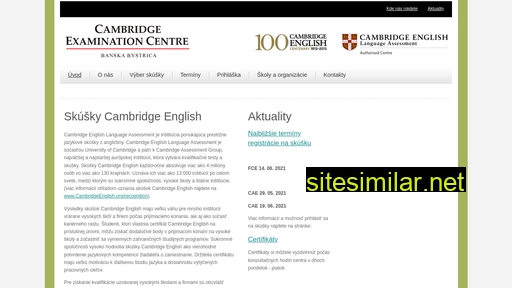 Cambridgeexams similar sites