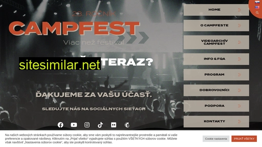 campfest.sk alternative sites