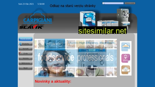 carpigiani.sk alternative sites