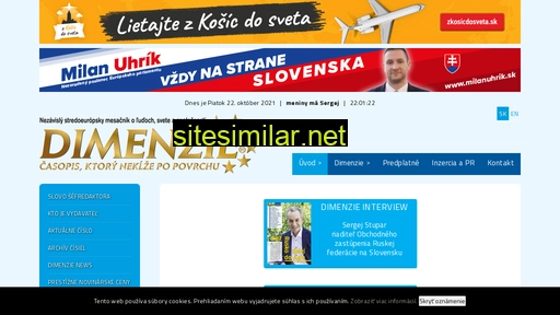 casopisdimenzie.sk alternative sites