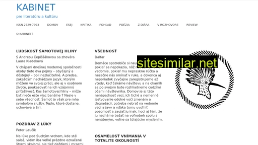 casopiskabinet.sk alternative sites