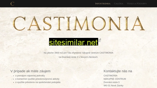 castimonia.sk alternative sites