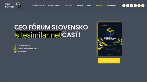 ceoforum.sk alternative sites